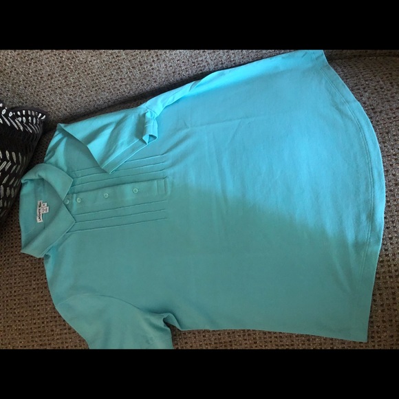 Pristine soft teal scalloped hem detailed placket - Picture 3 of 7